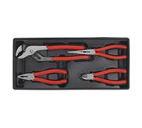 Sealey TBT02 Tool Tray With Pliers Set 4Pc