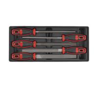 Sealey TBT09 Premier Engineer’s File Set with Tool Tray 5pc