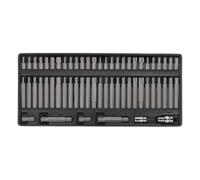 Sealey TBT11 60 Piece TRX-Star*/Hex/Ribe/Spline Bit Set in Tool Tray