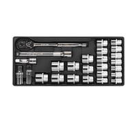 Sealey TBT21 26 Piece 1/2'' Drive Metric Socket Set