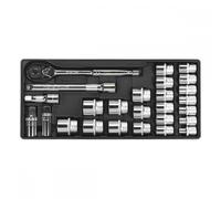 Sealey Tbt21 Tool Tray with Socket Set 26Pc 1/2Sq Drive