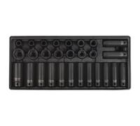 Sealey Tool Tray with Impact Socket Set TBT24 – 28pc 1/2 Sq Drive (Metric)
