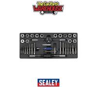 Sealey Tap & Die Set TBT26 – 33pc Metric, UNF & BSP in Tool Tray