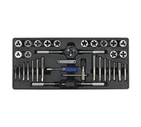 Sealey TBT26 Premier Tap & Die Set with Tool Tray 33pc