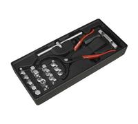 Sealey Tbt28 Tool Tray with Oil Filter Wrench Pliers and Drain Plug Set 21Pc