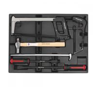 Sealey 6 Piece Hammer, Hacksaw and Pry Bar Set