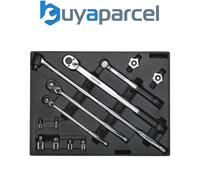 Sealey TBT32 Premier Ratchet, Torque Wrench, Breaker Bar & Socket Adaptor Set wi