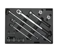 Sealey Tbt32 Tool Tray Torque Wrench Breaker Bar & Socket Adaptor Set 13Pc