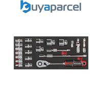 Sealey TBT42 Socket Set with Tool Tray 1/2"Sq Drive 22pc