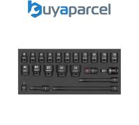 Sealey TBT46 Impact Socket Set with Tool Tray 1/2"Sq Drive 22pc