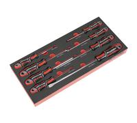 Sealey TBT53 Premier Screwdriver Set with Tool Tray 8pc