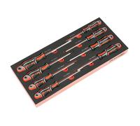 Sealey TBT55 Premier TRX-Star Screwdriver Set with Tool Tray 8pc