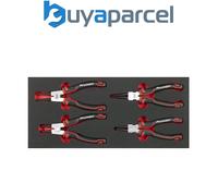 Sealey TBT57 Circlip Pliers Set with Tool Tray 4pc