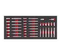 Sealey Tbt60 Trx-Star, Hex & Spline Bit Set With Tool Tray 44Pc