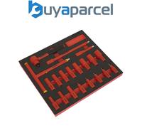 Sealey TBTE02 Premier Insulated Socket Set with Tool Tray 3/8"Sq Drive 20pc - VD
