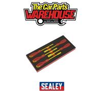Sealey TBTE08 VDE Insulated Nut Driver Set 5pc EVA Tray Electrician Hybrid EV