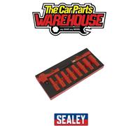 Sealey Insulated Socket Set TBTE11 - 10pc 1/2" Drive - VDE Approved - Module Tray
