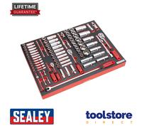 Sealey TBTP02 91pc 1/4", 3/8" & 1/2"Sq Drive Socket Set with Tool Tray