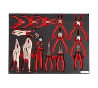Sealey TBTP05 14 Piece Tool Tray with Plier Set