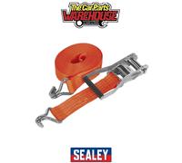 Sealey TD3006J Ratchet Strap Polyester Webbing 50mm x 6m 3000kg Breaking St