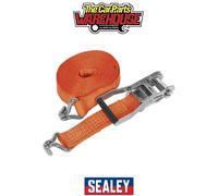 Sealey TD5010J Ratchet Strap Polyester Webbing 50mm x 10m 5000kg Breaking S