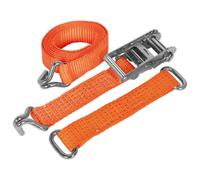 Sealey TDRWA Car Trans Ratchet Tie Down 50mm x 3m Alloy Wheel - Si...