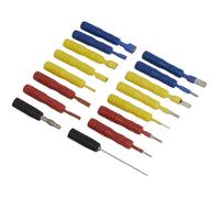 Sealey Test Lead Connector Set 16pc