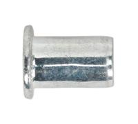 Sealey Threaded Insert Regular Zinc Plated M8Silver - Pack Of 50 Pieces Tirm8