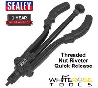 Sealey Threaded Nut Riveter Medium Arm Quick Release Rivnut Rivet Nut M3-M12