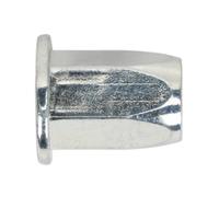 Sealey TIFHM6 Threaded Insert (Rivet Nut) M6 Full Hex Standard Flange Pack Of 50