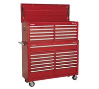 Sealey Tool Chest Combination 23 Drawer With Ball-Bearing Slides - Red Ap52Combo1