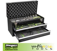 Siegen by Sealey 2 Drawer Portable Tool Chest with 90pc Tool Kit - S01055