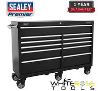 Sealey Rollcab/Tool Chest on Wheels 11 Drawer 1430mm Extra-Wide Heavy-Duty Rollcab - PTB143011