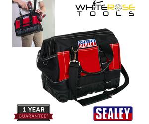 Sealey Tool Storage Bag 305mm Rubber Bottom Carry Strap Portable Industrial