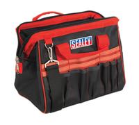 Sealey Tool Storage Bag with Multi-Pockets 300mm Metal Frame Zip