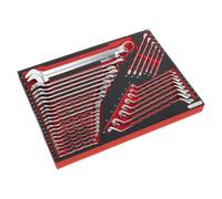 Sealey Tool Tray with Spanner Set TBTP03 – 35-Piece