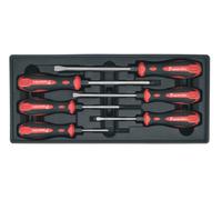 Sealey TBT29 Tool Tray With Hammer-Thru Screwdriver Set 6Pc
