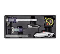 Sealey Tool Tray With Measuring & Cutting Set 6Pc 176.5 X 397 X 55mm Tbt12