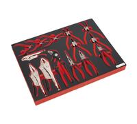 Sealey Tool Tray with Pliers Set 14pc - Part No. TBTP05