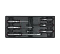 Sealey Tool Tray with Screwdriver Set TBT14 6-Piece