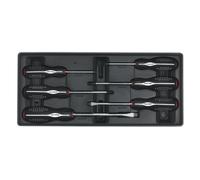 Sealey Tool Tray with Screwdriver Set TBT14 6-Piece