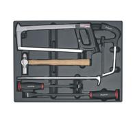 Sealey 6 Piece Hammer, Hacksaw and Pry Bar Set