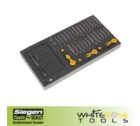 Sealey Tool Tray with Specialised Bits Folding Hex Keys 192pc Siegen