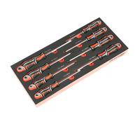 Sealey Tools 8 Piece Torx TRX-Star Screwdriver Set T8 - T40 In Foam Tray, TBT55