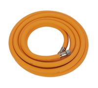 Sealey AHHC5 Air Hose 5M X Ø8Mm Hybrid High-Visibility With 1/4inBsp Unions