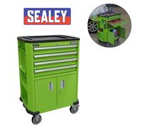 Sealey AP980MTHV Tool Trolley with 4 Drawers & 2 Door Cupboard