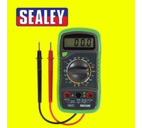 Sealey MM20HV 8-Function Digital Multimeter with Thermocouple - Hi-Vis Green