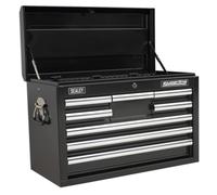 Sealey AP33089B Topchest 8 Drawer With Ball-Bearing Slides - Black