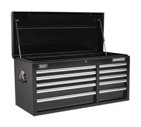 Sealey Superline Pro 10 Drawer Heavy Duty Tool Chest Black