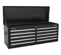 Sealey Topchest 10 Drawer With Ball-bearing Slides - Black